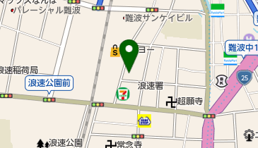 公文式難波元町教室の地図画像