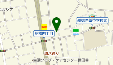 公文式船橋西教室の地図画像