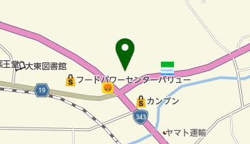 公文式大東教室の地図画像