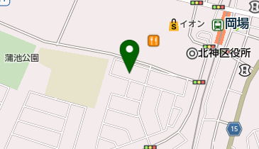 公文式藤原台教室の地図画像