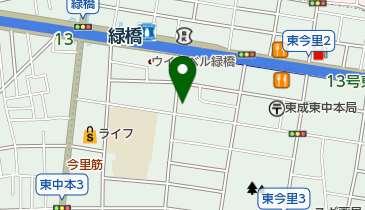 公文式東中本小前教室の地図画像