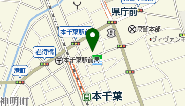 公文式本千葉駅前教室の地図画像