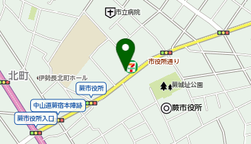 公文式蕨市役所通り教室の地図画像