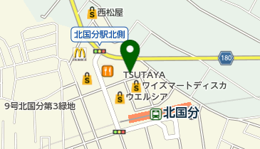 公文式北国分駅前教室の地図画像