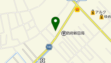 公文式防府新田北教室の地図画像