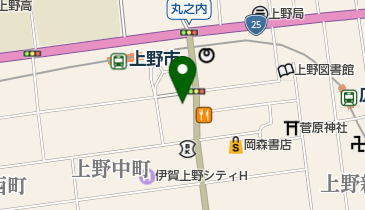 公文式ハイトピア伊賀教室の地図画像