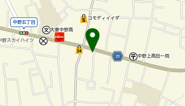 公文式中野6丁目教室の地図画像