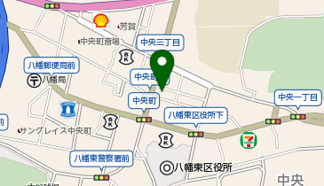 公文式八幡中央町教室の地図画像