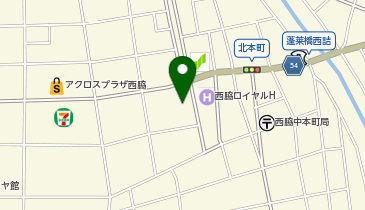 公文式アピカ西脇前教室の地図画像