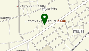 公文式白山教室の地図画像