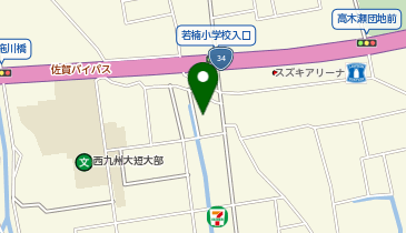 公文式若楠教室の地図画像