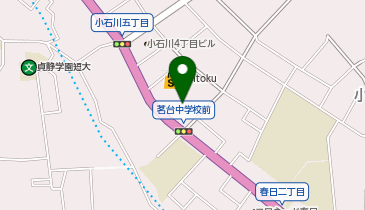 公文式春日西教室の地図画像