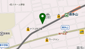 公文式喜多山教室の地図画像