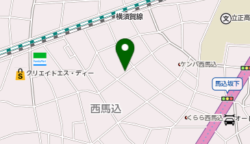 公文式西馬込教室の地図画像