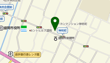 公文式盛岡東教室の地図画像