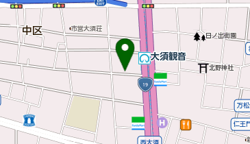 公文式大須教室の地図画像