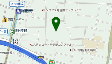 公文式阿倍野富士教室の地図画像