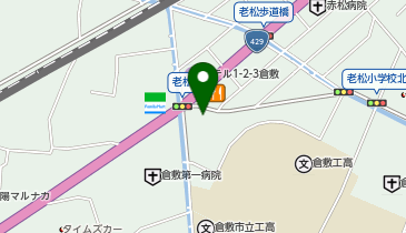 公文式老松町教室の地図画像