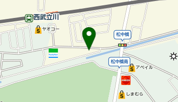 公文式西武立川南教室の地図画像