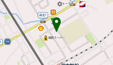 公文式磐船駅前教室の地図画像