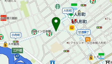 公文式人形町駅前教室の地図画像