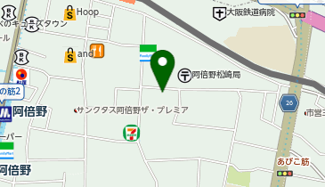 公文式阿部野橋駅前教室の地図画像