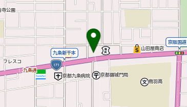 公文式唐橋教室の地図画像