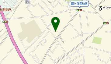 公文式上福岡西教室の地図画像