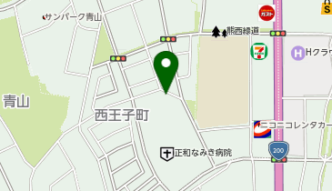 公文式東王子教室の地図画像