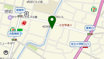 公文式小倉中央教室の地図画像