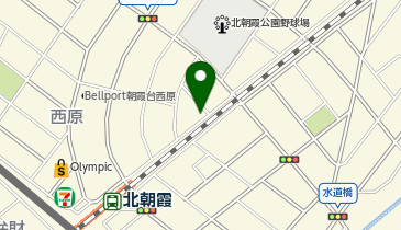 公文式西原1丁目教室の地図画像