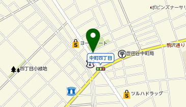 公文式用賀中町通り教室の地図画像