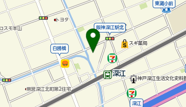 公文式深江北教室の地図画像