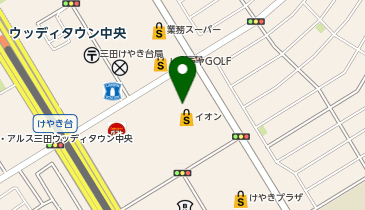 公文式イオン三田WT教室の地図画像
