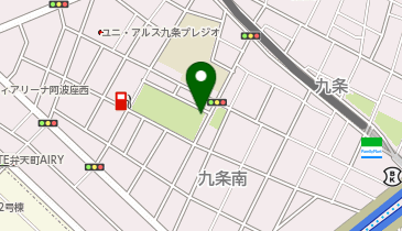 公文式九条北教室の地図画像