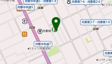 公文式月寒教室の地図画像