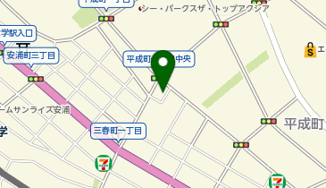 公文式平成町教室の地図画像