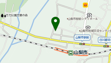 公文式山梨市駅北教室の地図画像