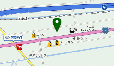 公文式大洲松ケ花教室の地図画像
