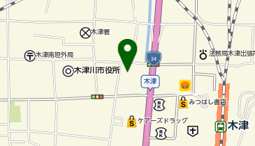 公文式京都木津教室の地図画像