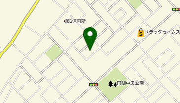 公文式東金東教室の地図画像