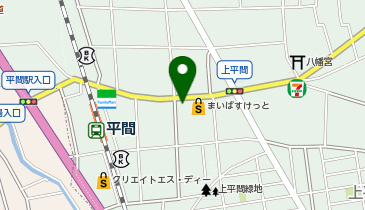 公文式平間教室の地図画像
