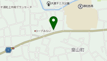 公文式浦和西高前教室の地図画像