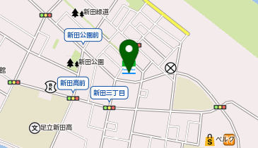 公文式新田中央教室の地図画像