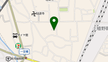 公文式上植野教室の地図画像