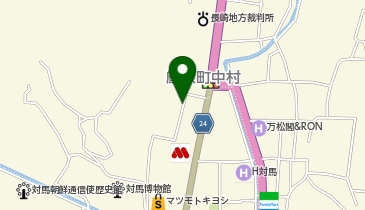 公文式対馬厳原教室の地図画像