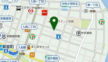 公文式入船教室の地図画像