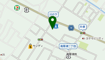 公文式草津老上教室の地図画像