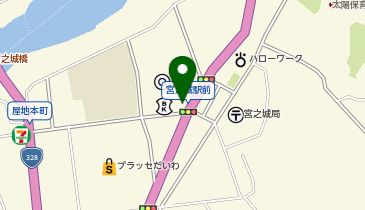 公文式宮之城教室の地図画像