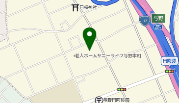 公文式与野西北小北教室の地図画像